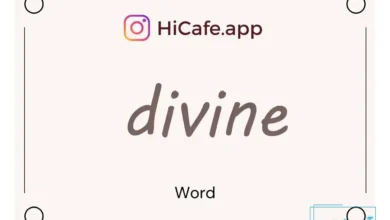 Meaning and usage of divine word