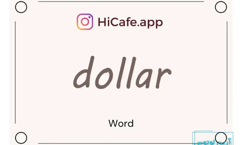 Meaning and usage of dollar word