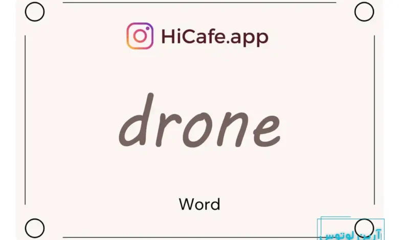 Meaning and usage of drone word
