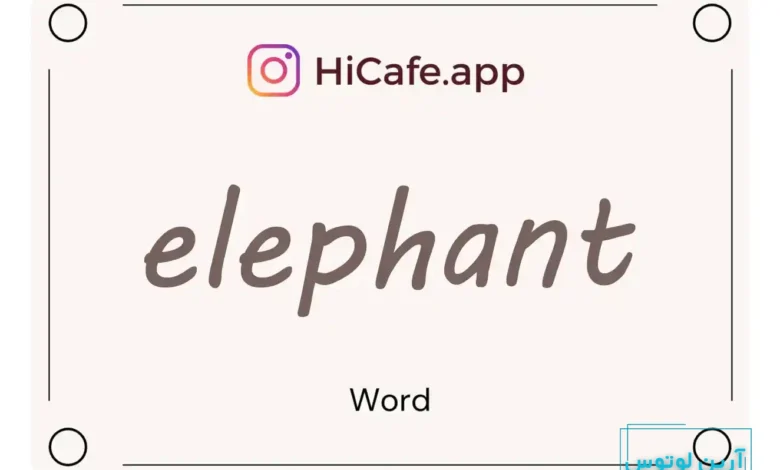 Meaning and usage of elephant word