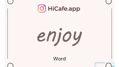 Meaning and usage of enjoy word
