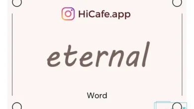 Meaning and usage of eternal word