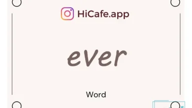 Meaning and usage of ever word