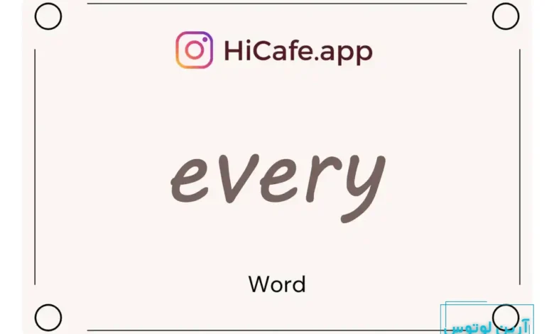 Meaning and usage of every word