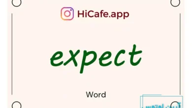 Meaning and usage of expect word