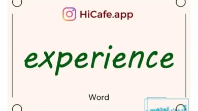 Meaning and usage of experience word