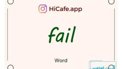 Meaning and usage of fail word