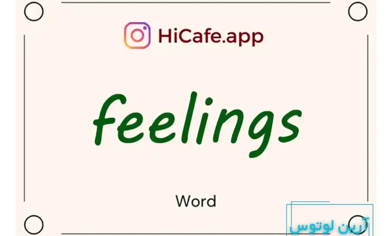 Meaning and usage of feelings word