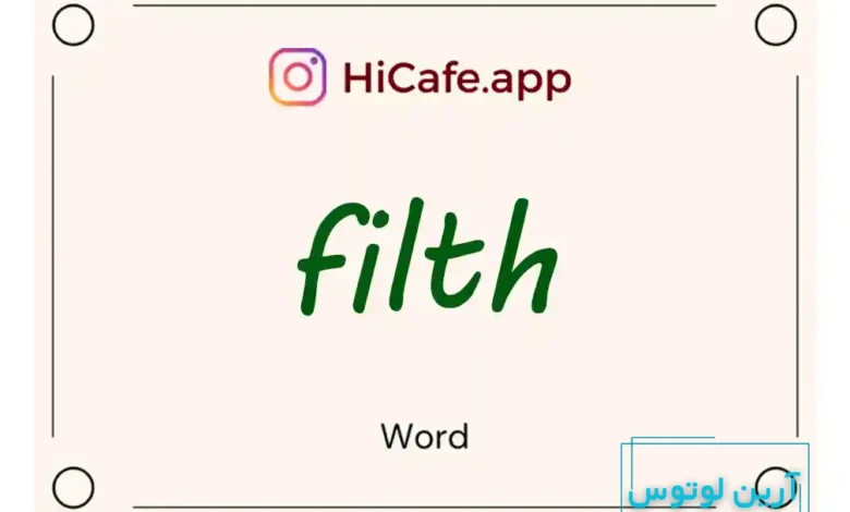 Meaning and usage of filth word