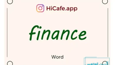 Meaning and usage of finance word
