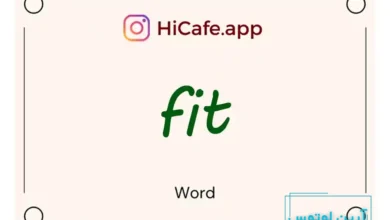Meaning and usage of fit word