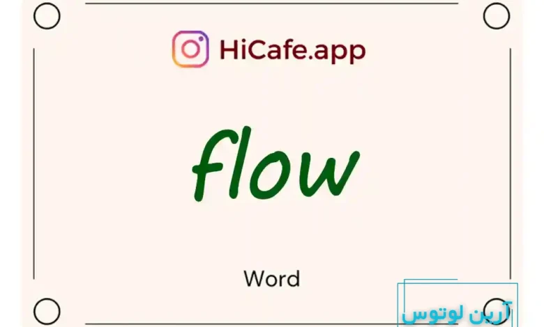Meaning and usage of flow word