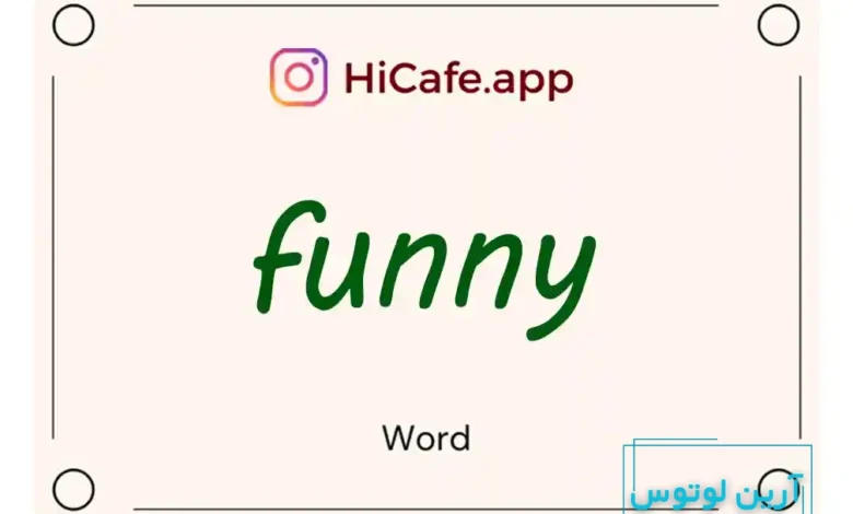 Meaning and usage of funny word
