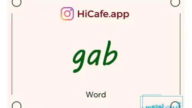 Meaning and usage of gab word