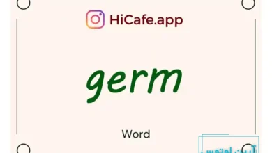 Meaning and usage of germ word