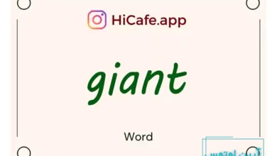 Meaning and usage of giant word