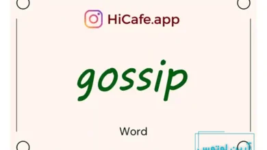 Meaning and usage of gossip word