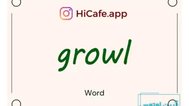 Meaning and usage of growl word