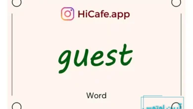 Meaning and usage of guest word