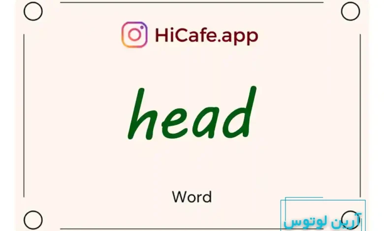 Meaning and usage of head word