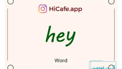 Meaning and usage of hey word