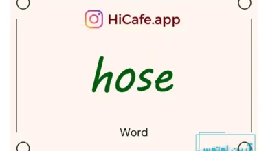 Meaning and usage of hose word