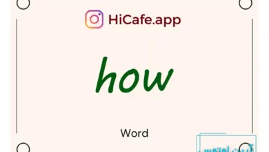 Meaning and usage of how word