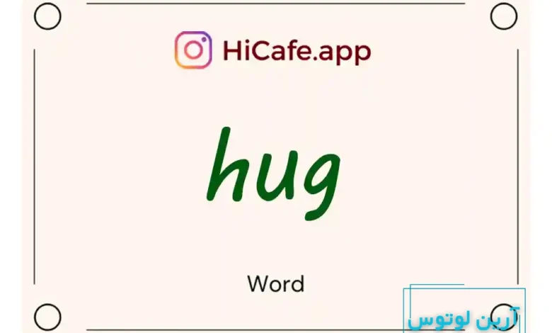 Meaning and usage of hug word