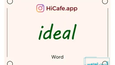 Meaning and usage of ideal word