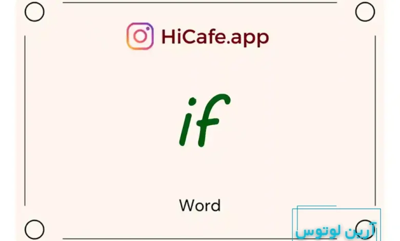 Meaning and usage of if word