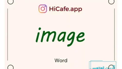 Meaning and usage of image word