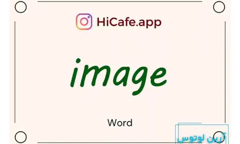 Meaning and usage of image word