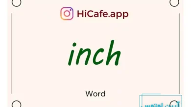 Meaning and usage of inch word
