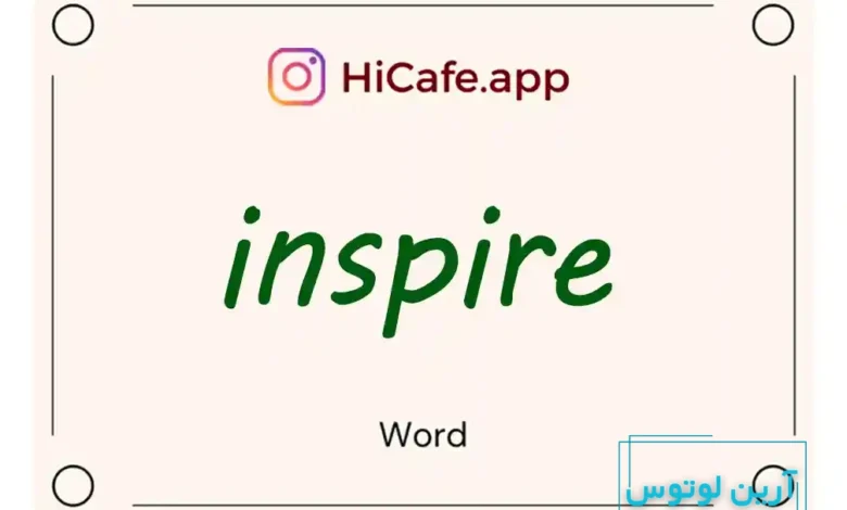 Meaning and usage of inspire word