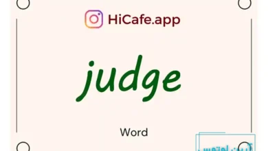 Meaning and usage of judge word
