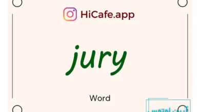 Meaning and usage of jury word
