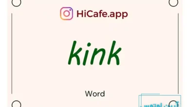 Meaning and usage of kink word