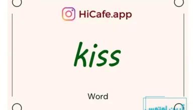 Meaning and usage of kiss word