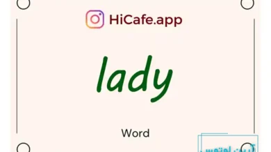 Meaning and usage of lady word