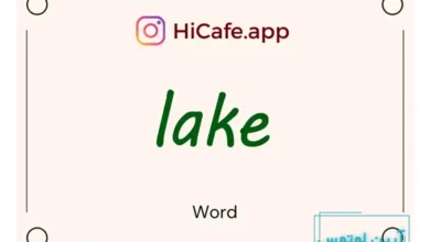 Meaning and usage of lake word