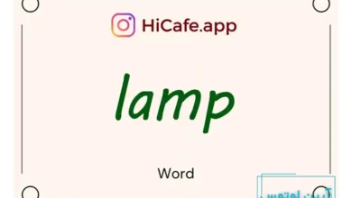 Meaning and usage of lamp word