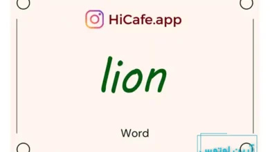 Meaning and usage of lion word