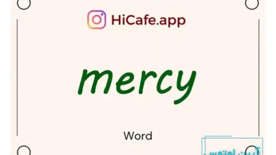 Meaning and usage of mercy word