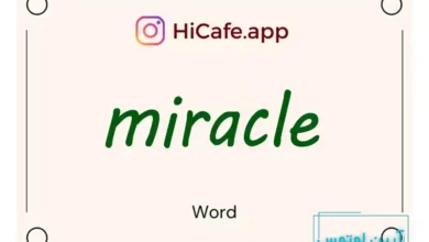 Meaning and usage of miracle word