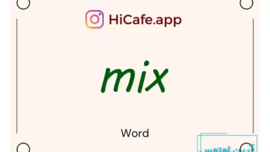 Meaning and usage of mix word