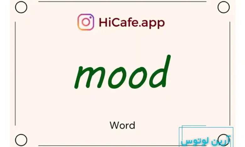Meaning and usage of mood word