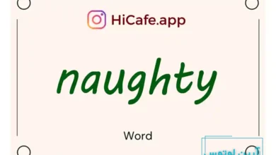 Meaning and usage of naughty word