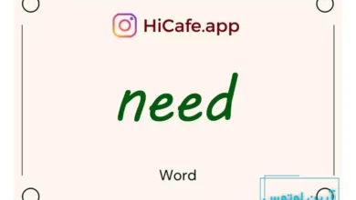 Meaning and usage of need word