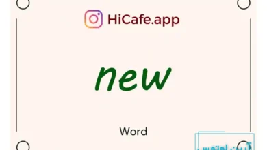 Meaning and usage of new word