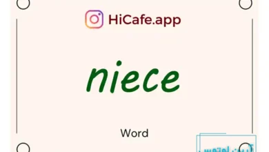 Meaning and usage of niece word